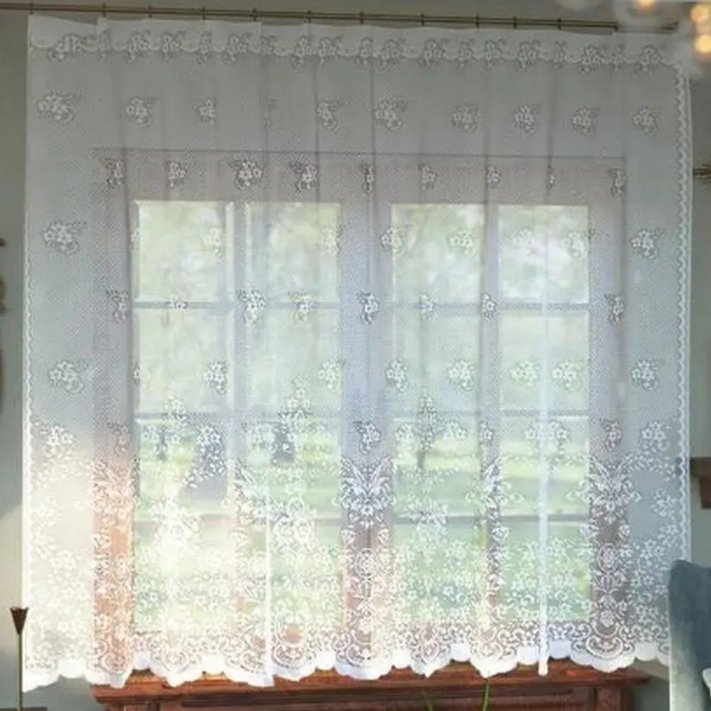 Занавеска "Л. м489а", цвет белый, Беларусь.