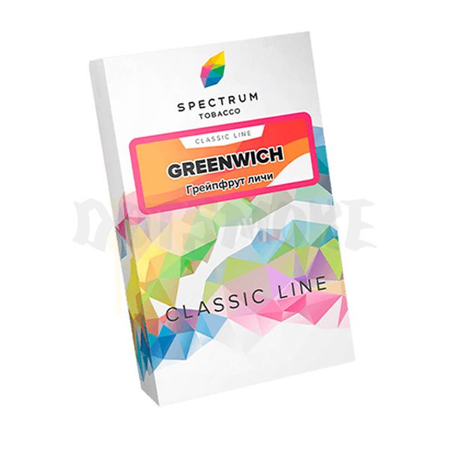 Табак Spectrum Classic Line - Green Wich 40 г