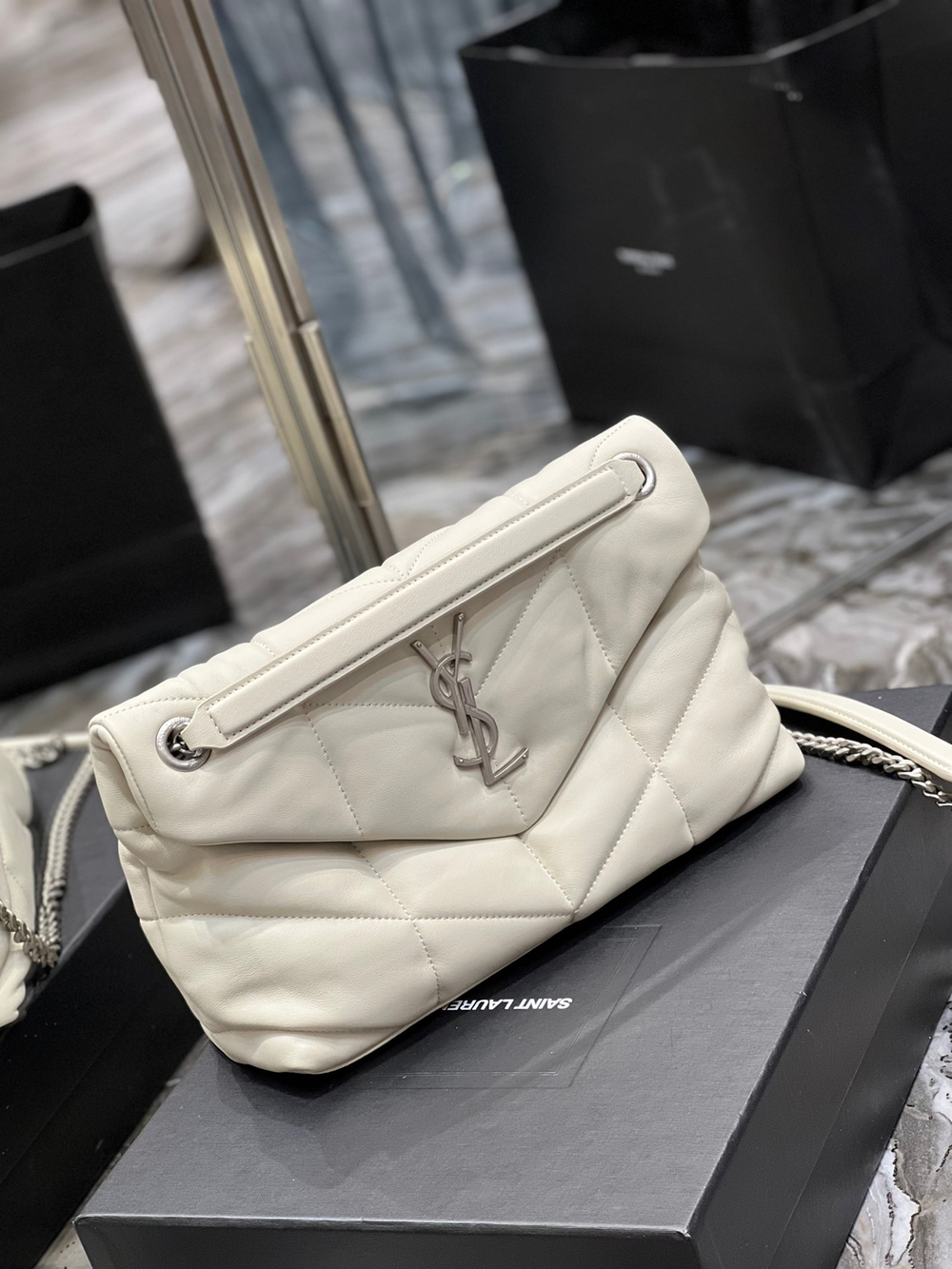 Saint Laurent Loulou Puffer Bag 29 cm