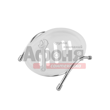 332-2/L Мыльница белая с двойным дном