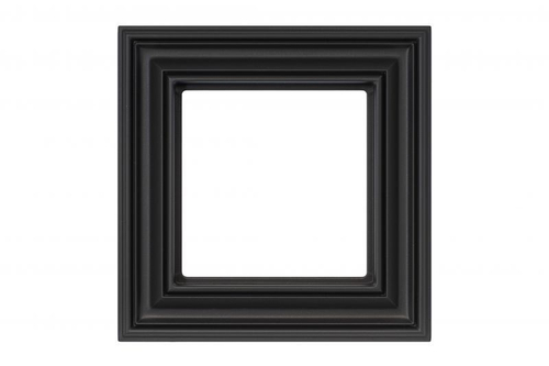 Рамка 1 постовая черный матовый LIREGUS RETRO
