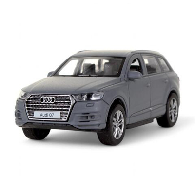 Модель ин. мет. "Audi Q7" 12см. матовый, серый , двер, багаж. Q7-12MAT-GY (Технопарк)