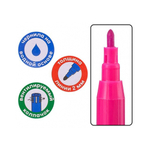 Фломастеры Basir, серия "Змея", цветной корпус с лапками, разноцветные чернила, набор 12 шт