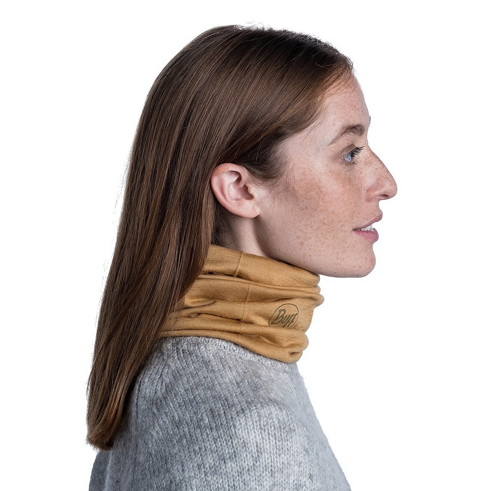 Бандана Buff Lightweight Merino Wool Solid Mustard 113010.118.10.00