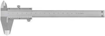 Штангенциркуль металлический нержавеющий 150 мм/ 0,02 мм ( пластиковый кейс )