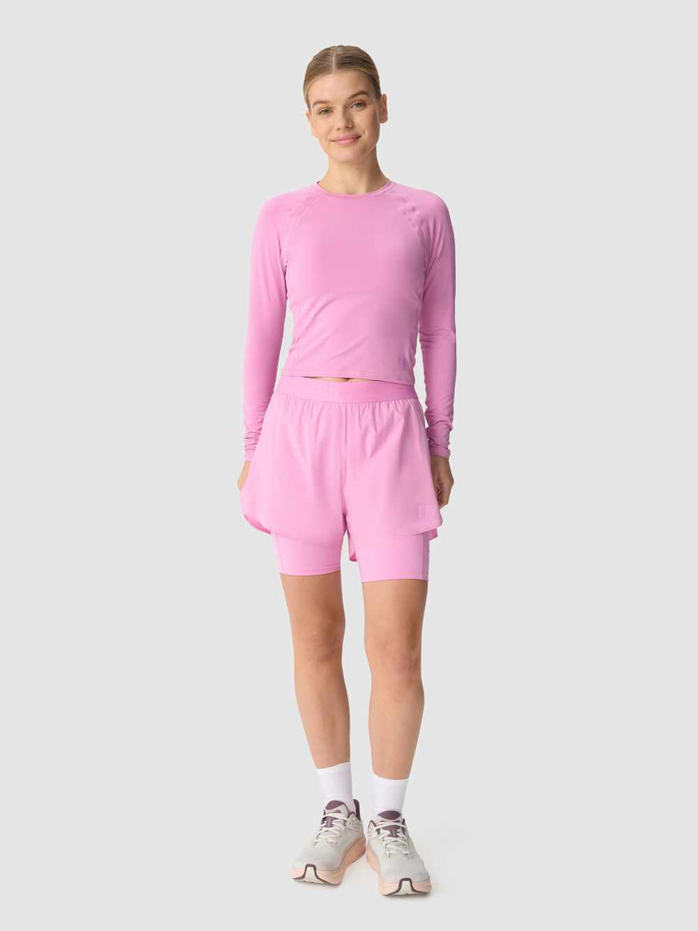 Лонгслив женский GRI Фитнес розовый