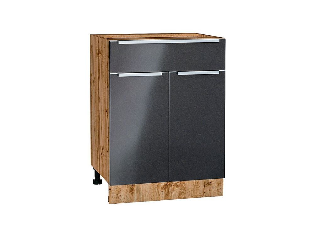 Шкаф нижний с 2-мя дверцами и ящиком Фьюжн