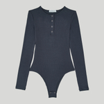 LS Ribbed Bodysuit Nine Iron