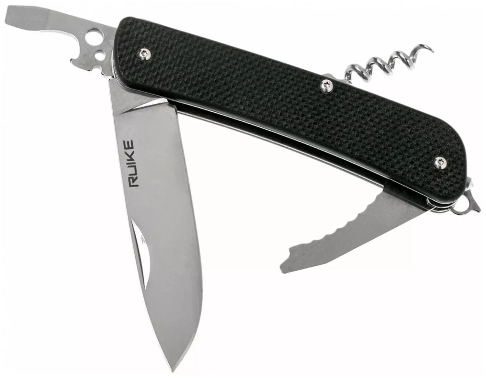 Мультифукциональный нож Ruike L21-B черный