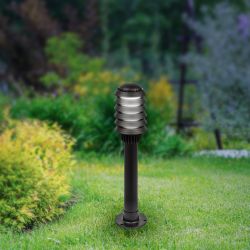 Садово-парковый светильник ЭРА НТУ 01-60-014 Поллар напольный черный IP54 Е27 max60Вт h650мм