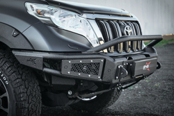 Бампер силовой передний BMS ALFA для Тойота Прадо 150 2009-2017