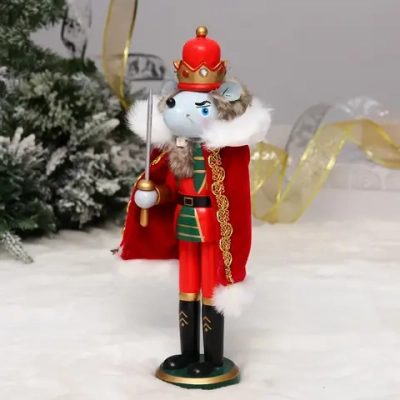 Фигурка новогодняя "Щелкунчик - Мышиный король" 9*7,7*30 см
