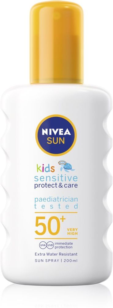 Nivea Детский спрей для загара SPF 50+ Sun Kids