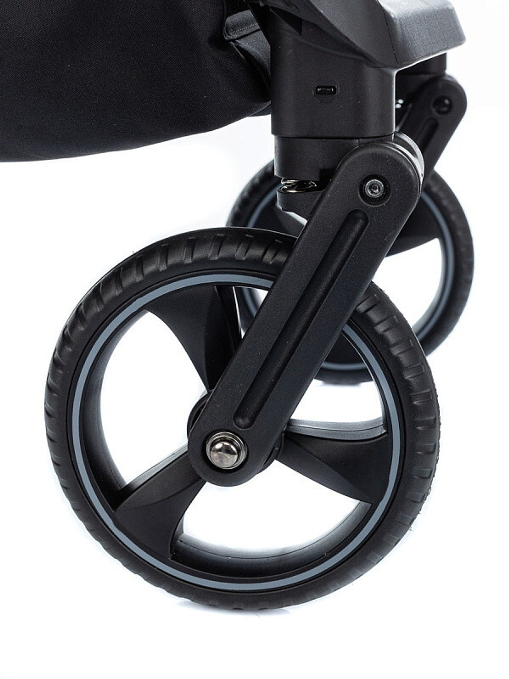 Прогулочная коляска Kidzi Breezy + накидка на ножки Black