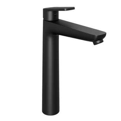 Смеситель для раковины Abelsberg Lineara UNF23509MB высокий, вулканический черный