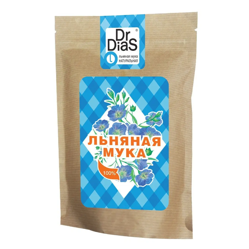 Мука Dr Dias Льняная натуральная 300 гр