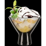 Креманка стеклянная с двойными стенками 200мл Dolce «Marmiton»