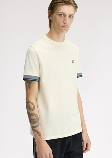 Футболка FRED PERRY Twin Tipped Cuff T-Shirt