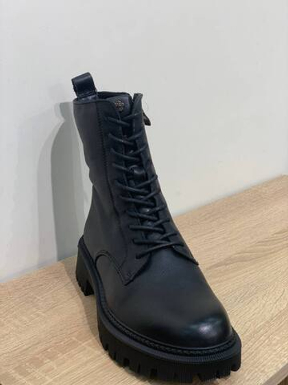 Ботинки из натуральной кожи \ натуральный мех