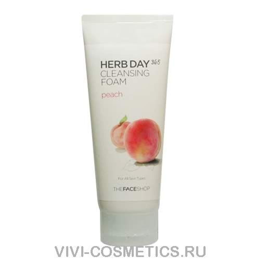 Очищающая пенка дя умывания персик The Face Shop (170 мл)