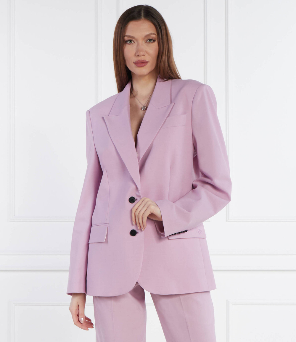 Пиджак kim's edit tailored Karl Lagerfeld - розовый(241W1406)