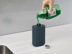 Органайзер для раковины с дозатором для мыла и бутылочкой SinkBase Plus серый, Joseph Joseph