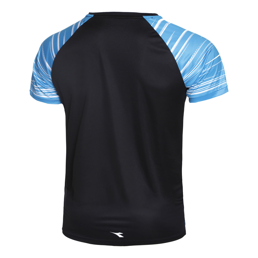 Мужское теннисное поло Diadora T-Shirt Men - Black, Blue