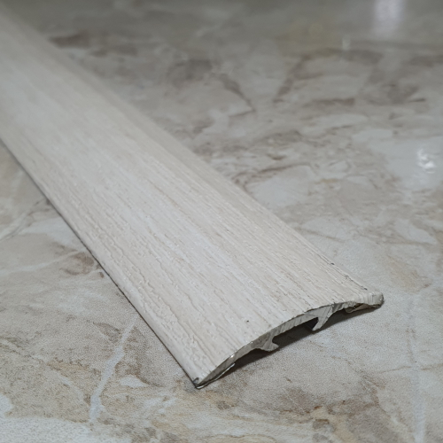 Порог-стык 30мм "DO-5" 2,7м Дуб жемчужный ламинир. алюм.