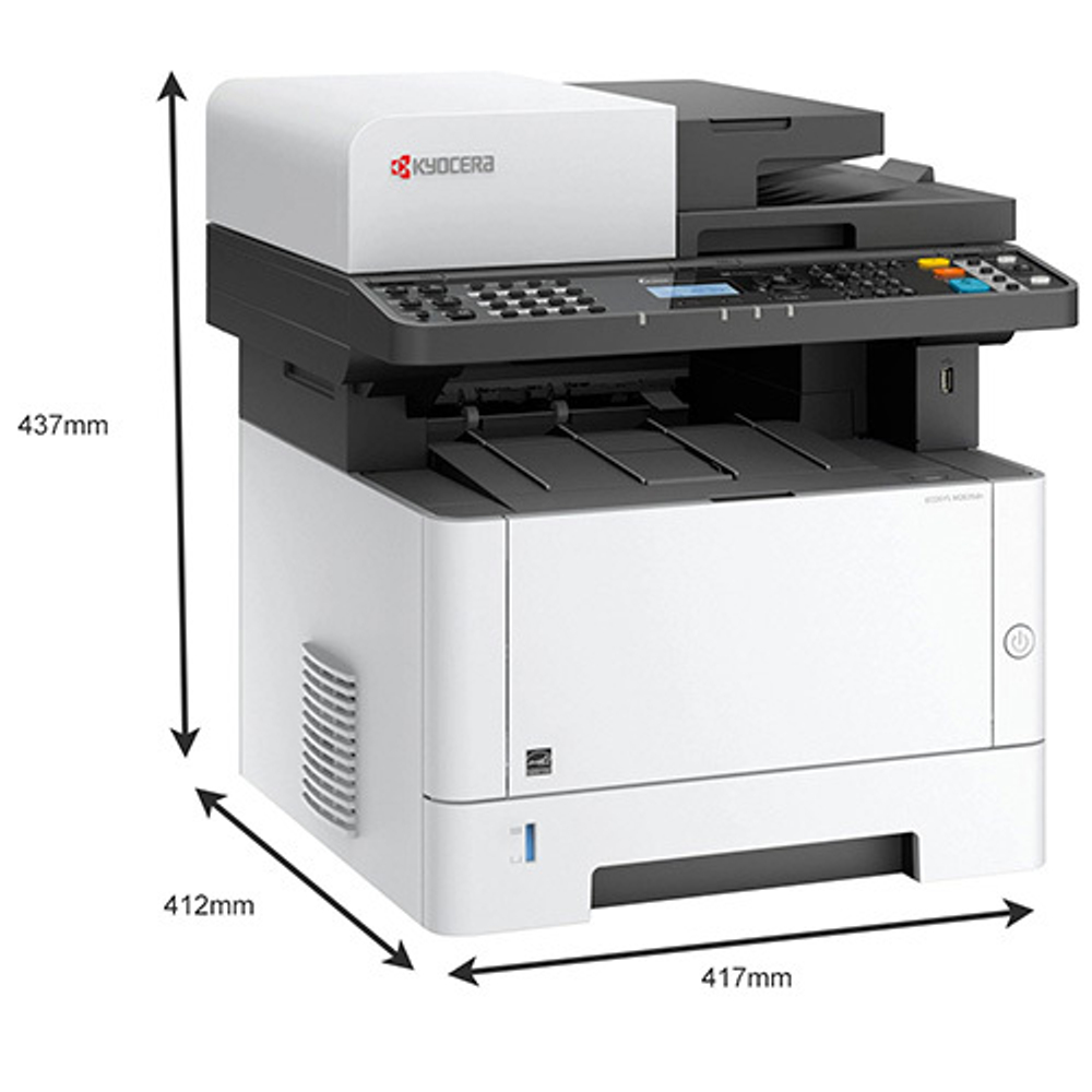 МФУ Kyocera Ecosys M2635dn, A4, 35 стр./мин, Ethernet
