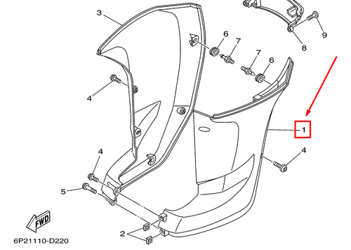 69J-42741-00-8D APRON