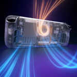 Прозрачная задняя панель PC0106D с вентиляцией  для Steam Deck OLED от JSAUX