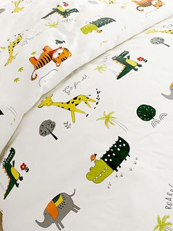 Простынь на резинке Сказка "Корней" 120х200 см, перкаль