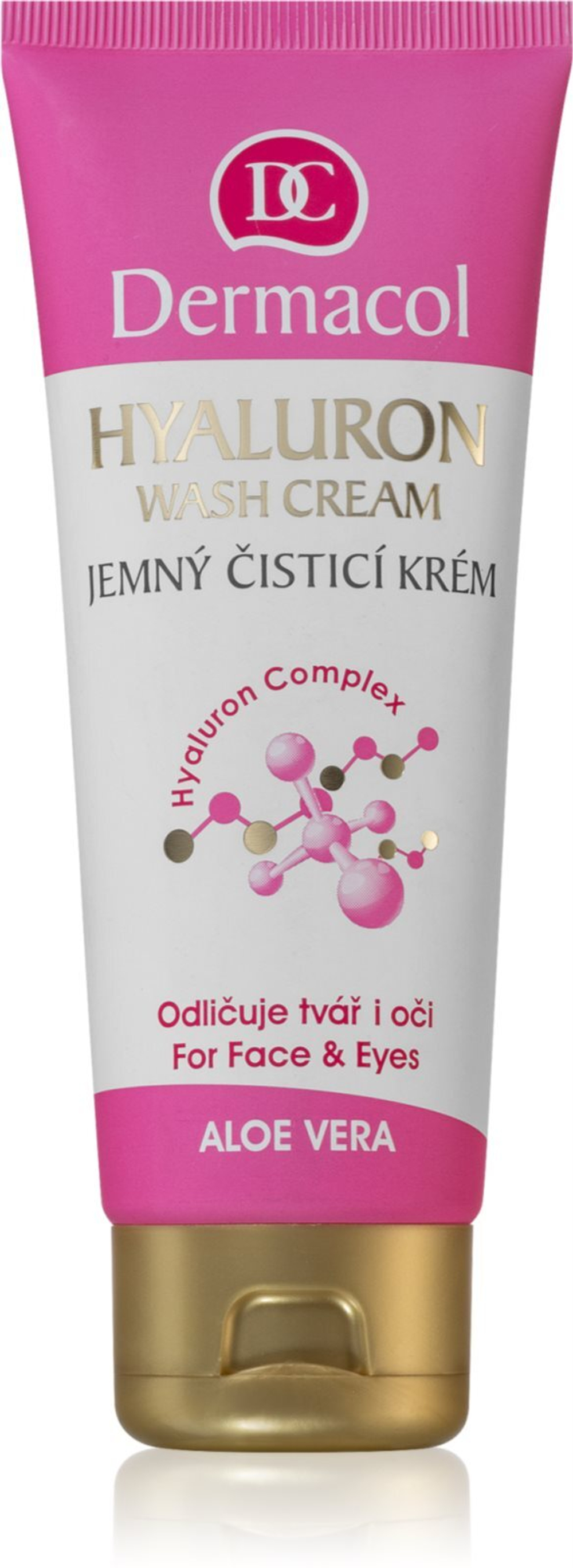 Dermacol Hyaluron - нежный очищающий крем для лица и области вокруг глаз /   100  ml  / GTIN 8590031100234