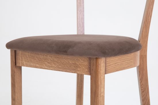 Стул Бари (дуб тон Светлый дуб, ткань  002 -  Velutto 23)
