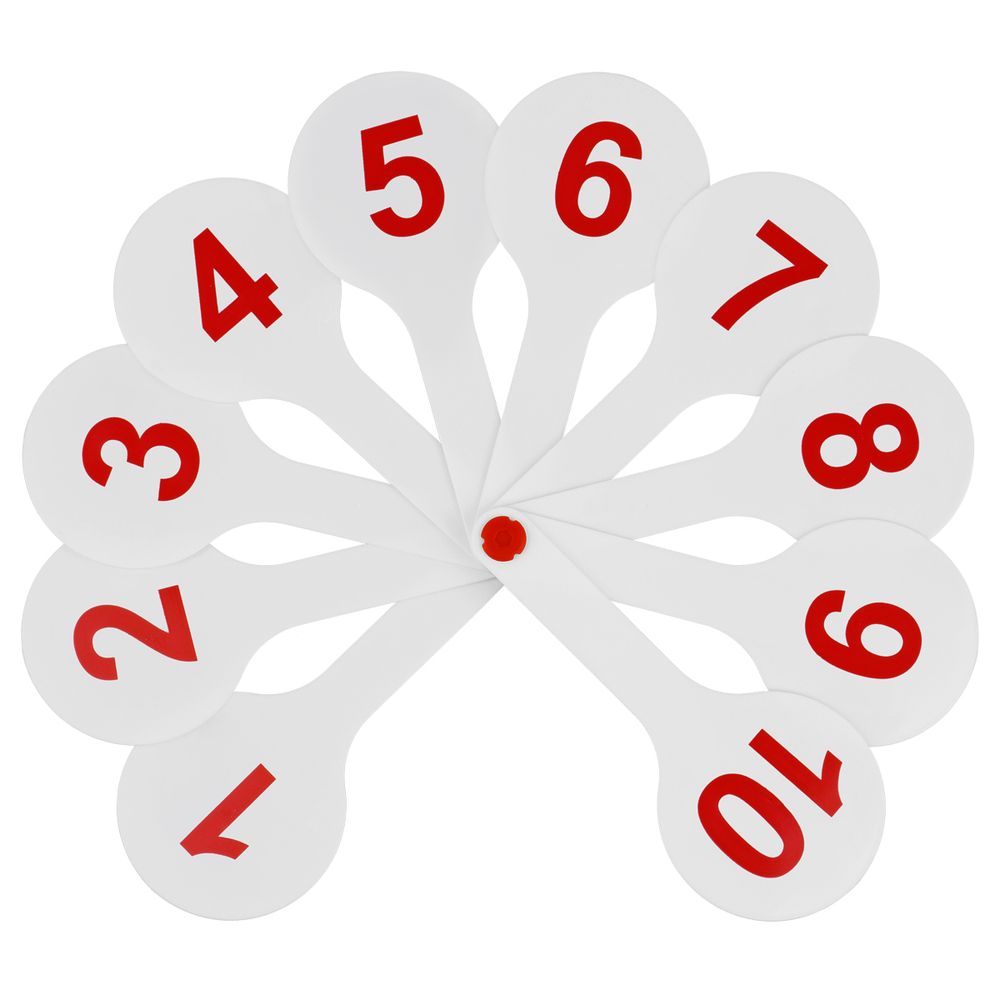 Веер цифры 1-20, Стамм, прямой и обратный счет