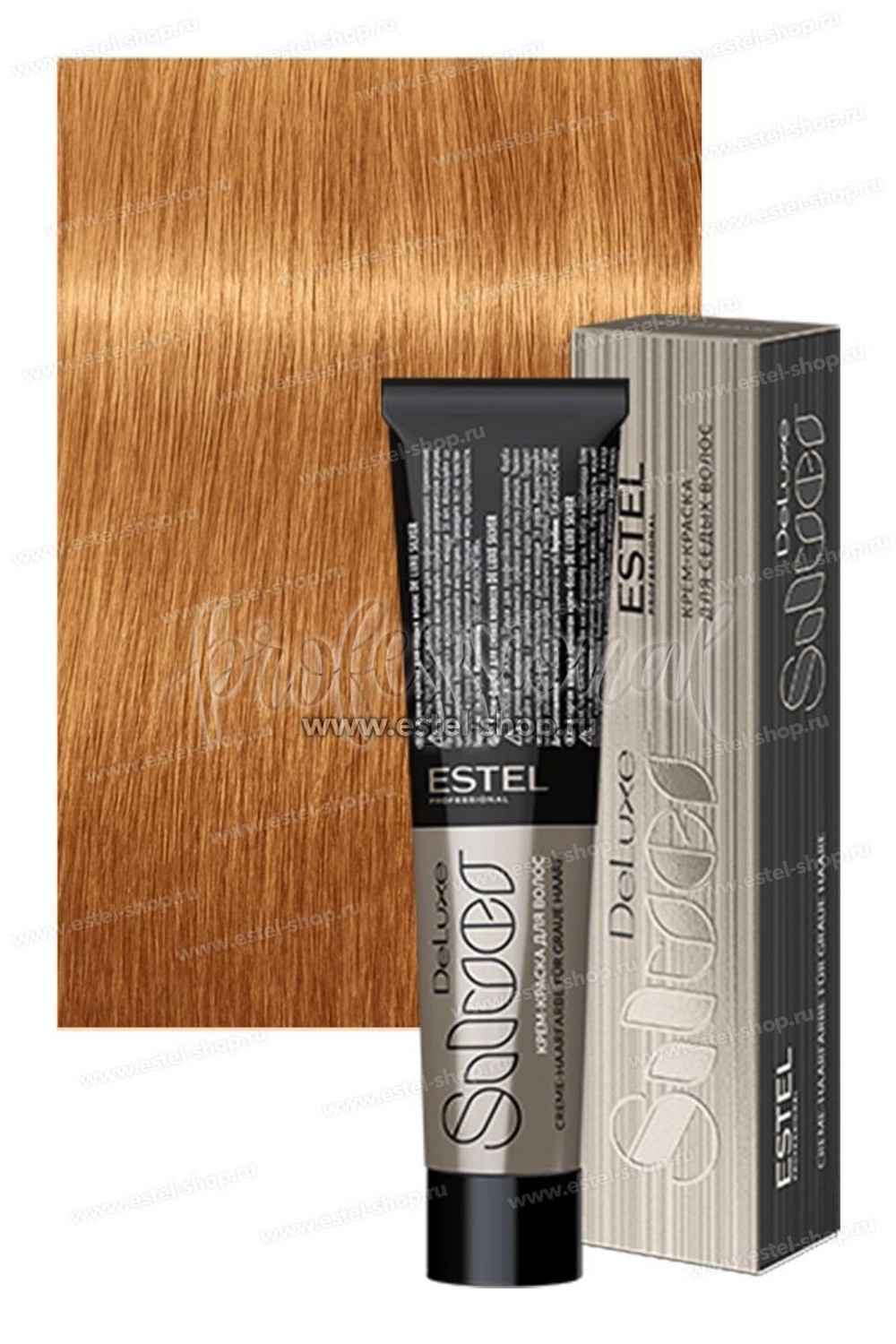 Estel DeLuxe Silver 9/34 Блондин золотисто-медный 60 мл