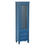 Шкаф-витрина Migliore Kantri 26725 цвет Blue Patinato 58 см