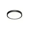 7660/18L MITRA LED SN 087 Светильник пластик/белый/черный LED 18Вт 3000/4000K D230 IP40 ALFA BLACK