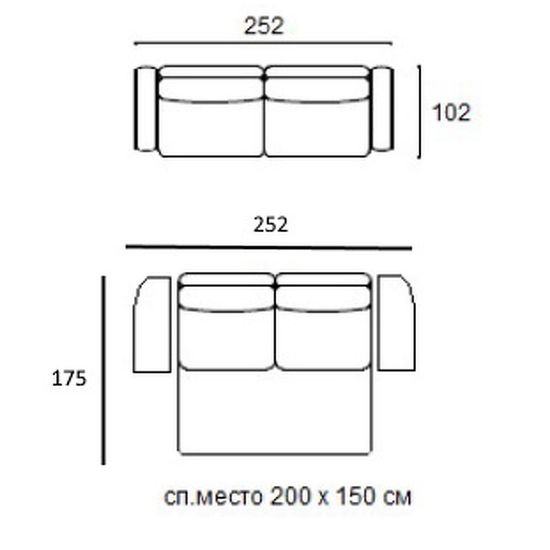 Диван-кровать Jungle Dream SELECTION, MOD INTERIORS
