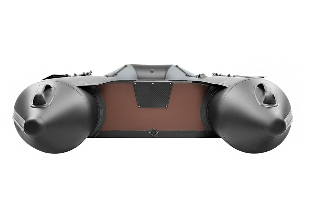 Броня-340 СК слань+киль графит-черный (Лодка ПВХ под мотор с усилением)