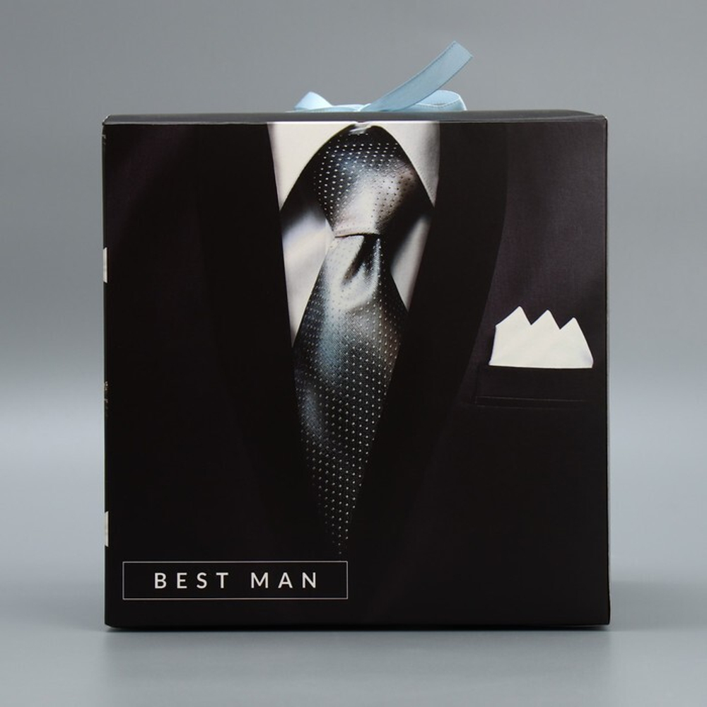 Коробка складная «Джентельмену», 18 × 18 × 18 см