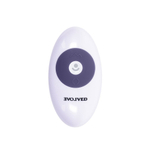 Фиолетовый вибратор на присоске с поступательными движениями Pleasure Rider - 22,2 см.