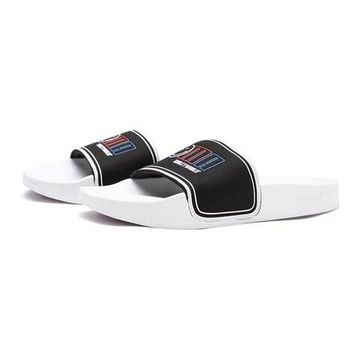 Puma SmileyWorld x Leadcat 2.0 Slide 'White Black'