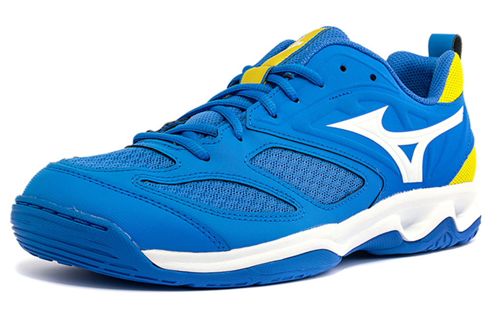 Mizuno Dynablitz Lightweight Breathable Volleyball Shoes Blue Yellow