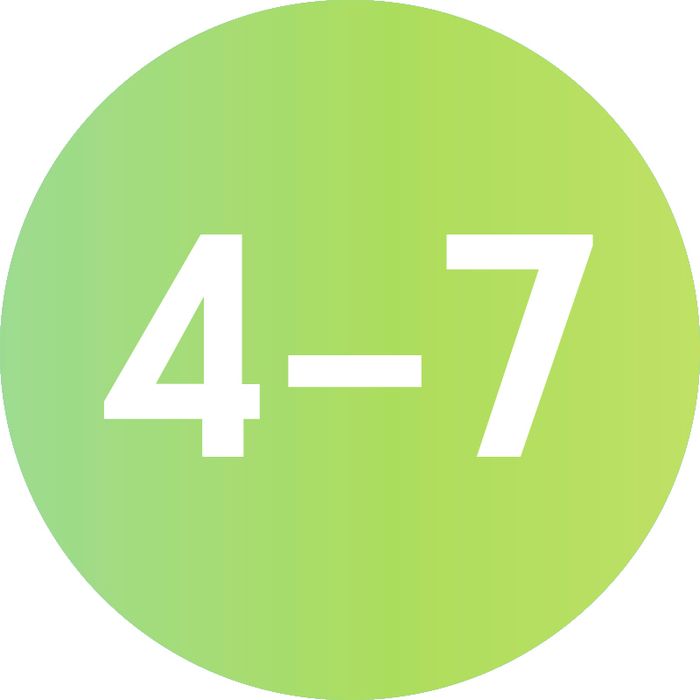 Для детей от 4 до 7