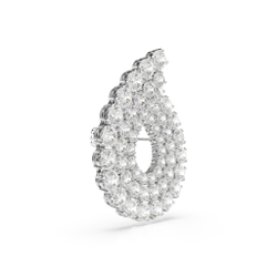 MATRIX:BROOCH TENNIS WHITE/RHS