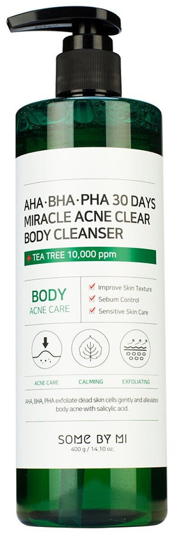 SOME BY MI AHA·BHA·PHA 30 DAYS MIRACLE ACNE CLEAR BODY CLEANSER Очищающий гель для тела с кислотами