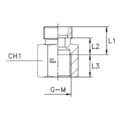 Соединение PS DL06 10х1 (корпус)