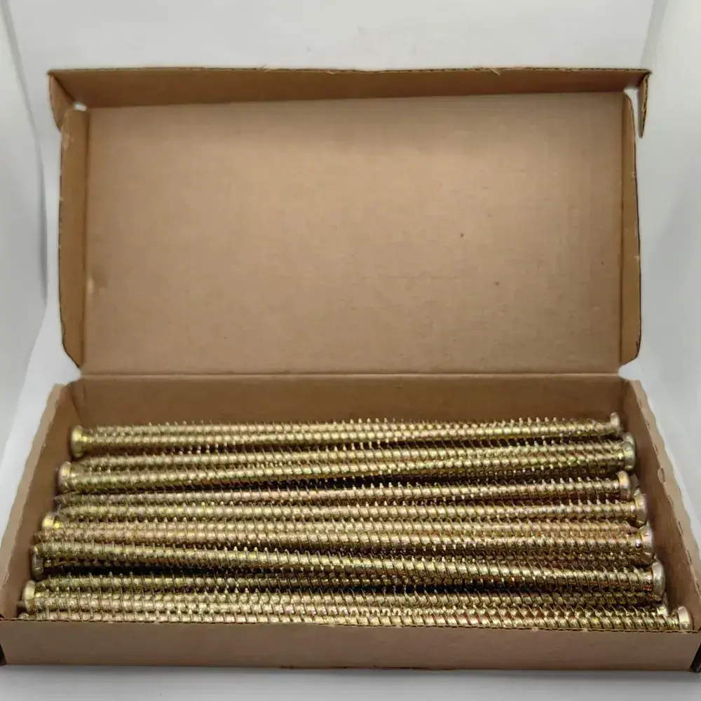 Шуруп по бетону 7.5х182 жёлтый цинк 0,5кг