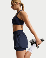 Nike One Женские шорты Dri-FIT с высокой талией, 8 см, 2 в 1 - NIKE